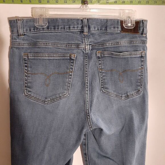 Lauren jeans Co Ralph Lauren blue denim jeans size 10 classic straight leg pants - Picture 7 of 9